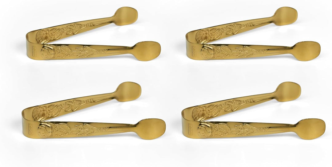 Beram Sugar Tong – Stainless Steel Mini Tongs for Sugar Cubes, Ice, Snacks & Tea Parties – Durable, Rust-Resistant Handle Design