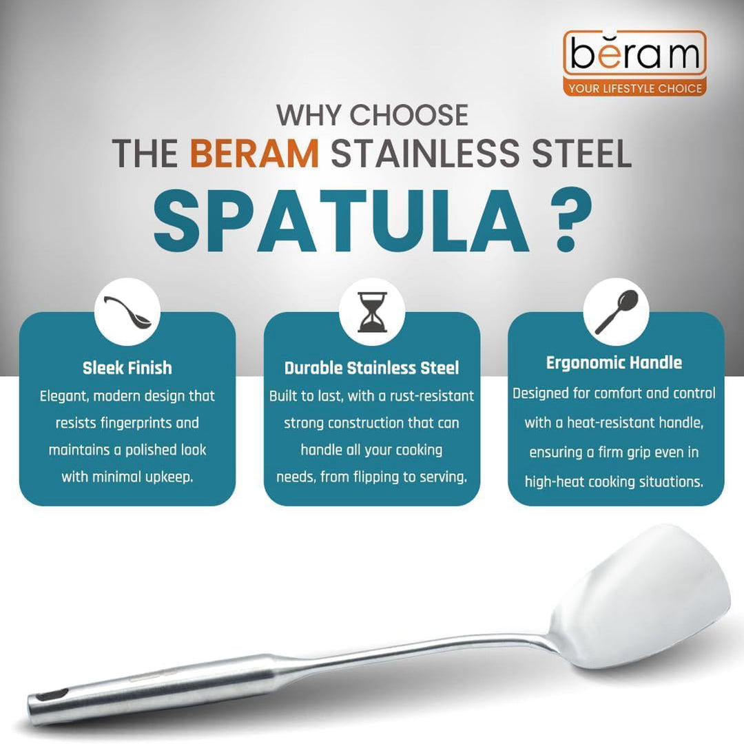 Plain Stainless Steel Spatula