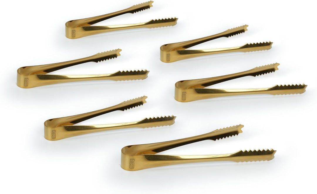 Beram Sugar Tong – Stainless Steel Mini Tongs for Sugar Cubes, Ice, Snacks & Tea Parties – Durable, Rust-Resistant Zig Zag 12.5