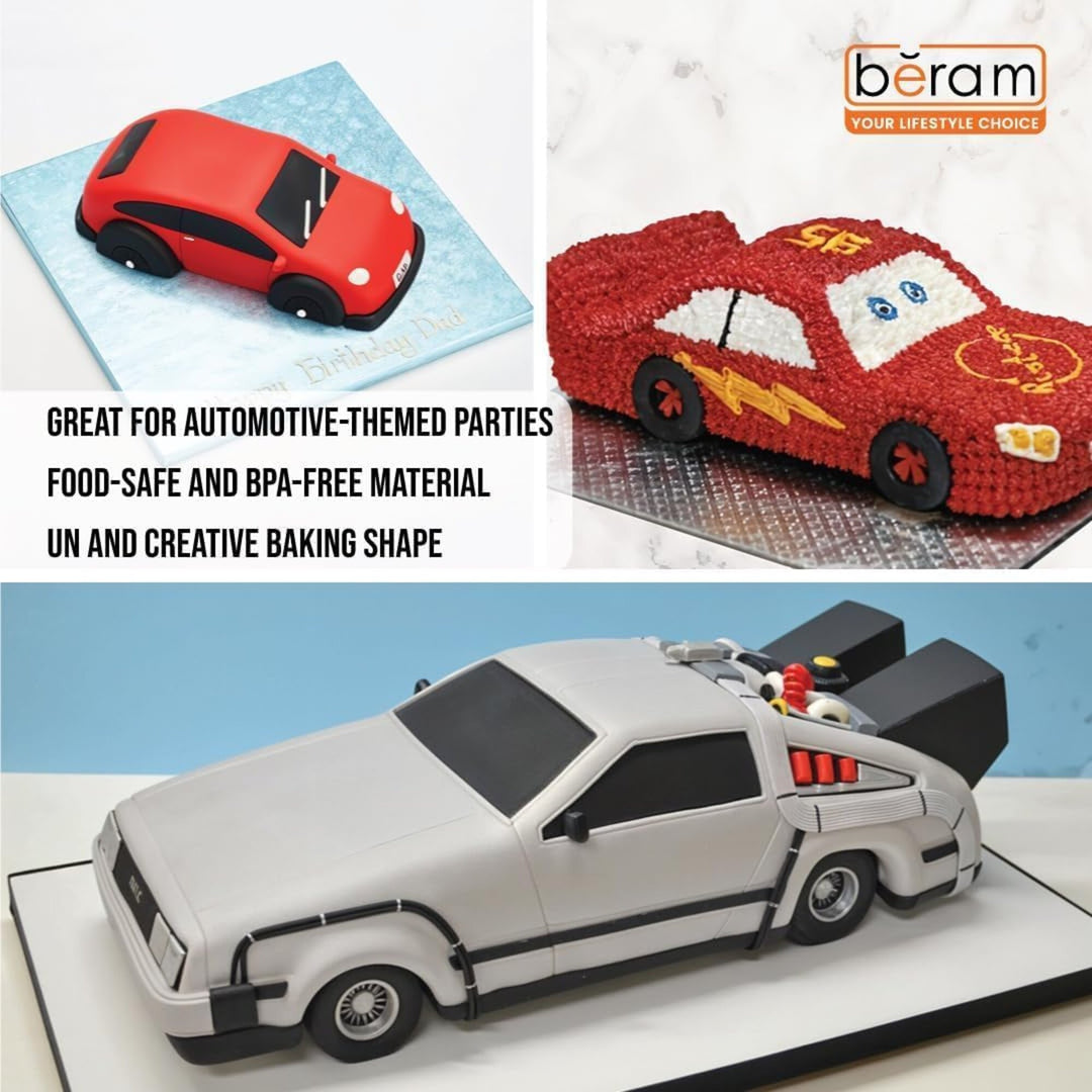 BERAM Non Stick Food Grade Aluminium Alloy Cake Mould Creative Shape Baking Pan for Birthday Party Christmas Kids Home Bakers Baking Lovers Decorating Essentials Baking Tools Kitchen Accessories Oven Safe Durable