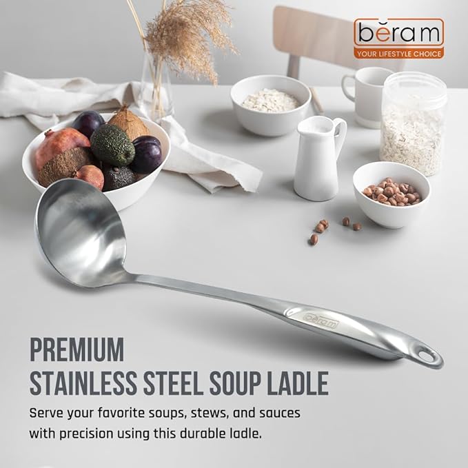 Stainless Steel S-Shaped Soup Ladle