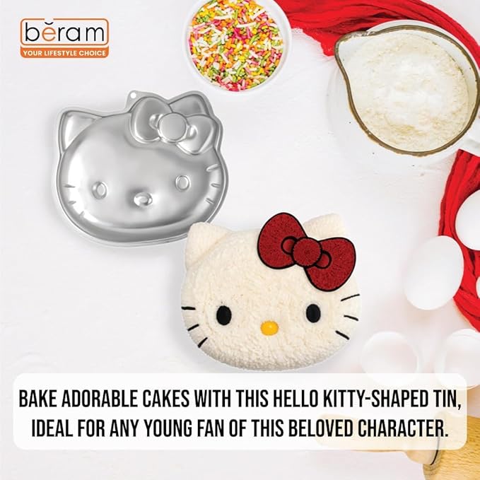 BERAM Non Stick Food Grade Aluminium Alloy Cake Mould Creative Shape Baking Pan for Birthday Party Christmas Kids Home Bakers Baking Lovers Decorating Essentials Baking Tools Kitchen Accessories Oven Safe Durable