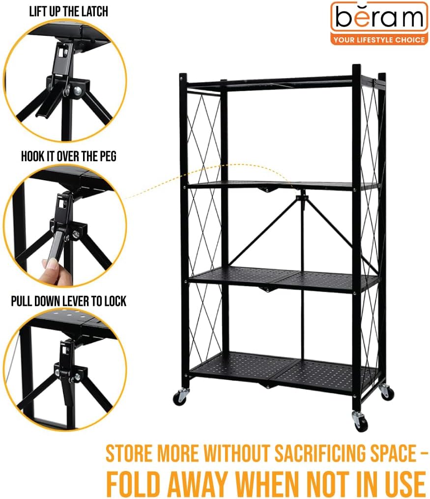 4-Tier Foldable Rack