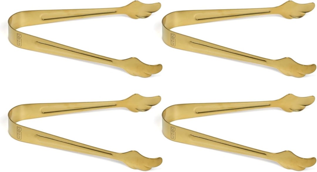 Beram Sugar Tong – Stainless Steel Mini Tongs for Sugar Cubes Ice Snacks & Tea Parties – Durable Rust-Resistant Leaf Design