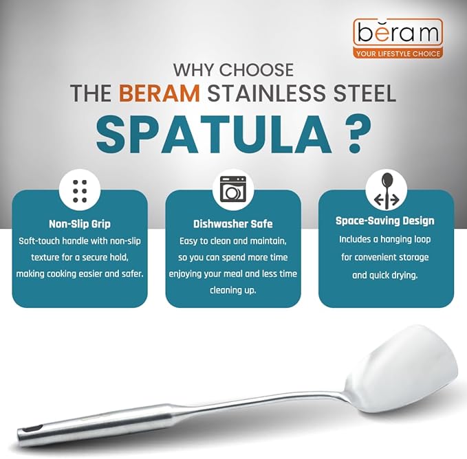 Plain Stainless Steel Spatula