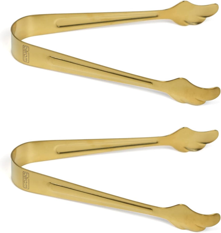 Beram Sugar Tong – Stainless Steel Mini Tongs for Sugar Cubes Ice Snacks & Tea Parties – Durable Rust-Resistant Leaf Design