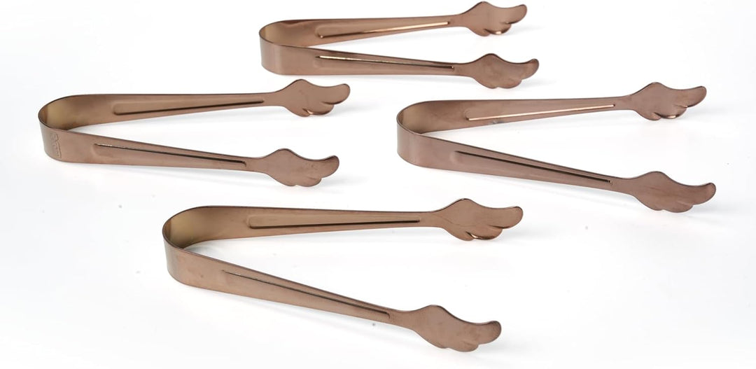 Beram Sugar Tong – Stainless Steel Mini Tongs for Sugar Cubes Ice Snacks & Tea Parties – Durable Rust-Resistant Leaf Design