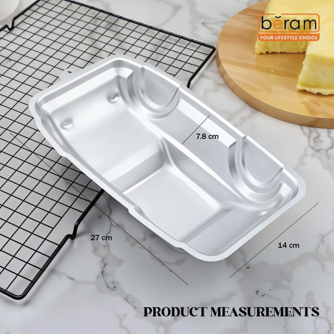 BERAM Non Stick Food Grade Aluminium Alloy Cake Mould Creative Shape Baking Pan for Birthday Party Christmas Kids Home Bakers Baking Lovers Decorating Essentials Baking Tools Kitchen Accessories Oven Safe Durable