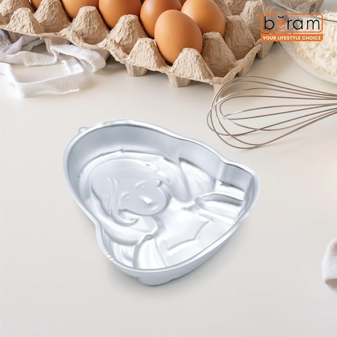 BERAM Non Stick Food Grade Aluminium Alloy Cake Mould Creative Shape Baking Pan for Birthday Party Christmas Kids Home Bakers Baking Lovers Decorating Essentials Baking Tools Kitchen Accessories Oven Safe Durable