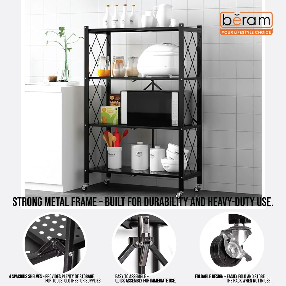 4-Tier Foldable Rack