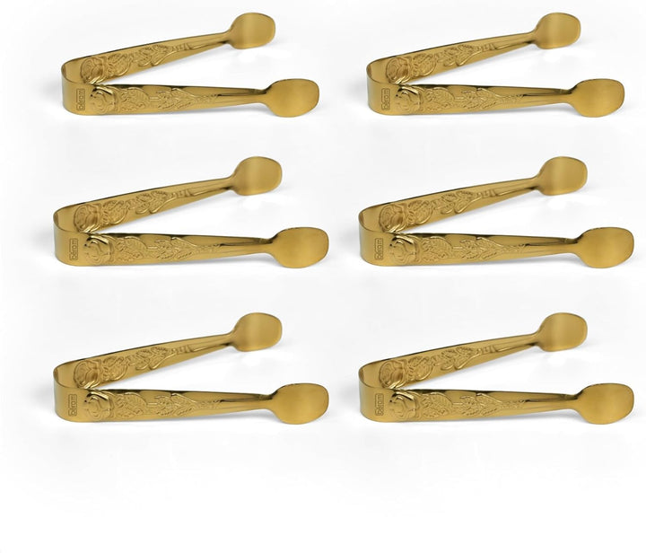 Beram Sugar Tong – Stainless Steel Mini Tongs for Sugar Cubes, Ice, Snacks & Tea Parties – Durable, Rust-Resistant Handle Design