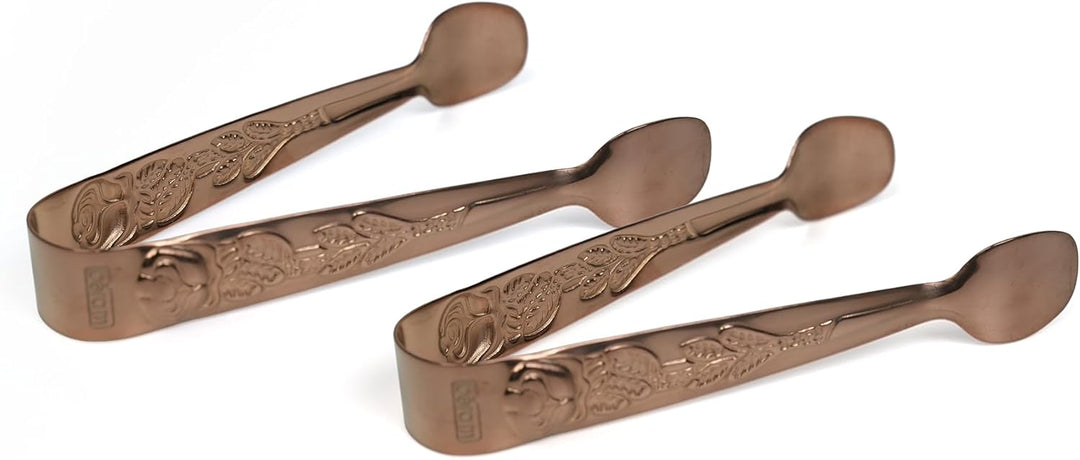 Beram Sugar Tong – Stainless Steel Mini Tongs for Sugar Cubes, Ice, Snacks & Tea Parties – Durable, Rust-Resistant Handle Design