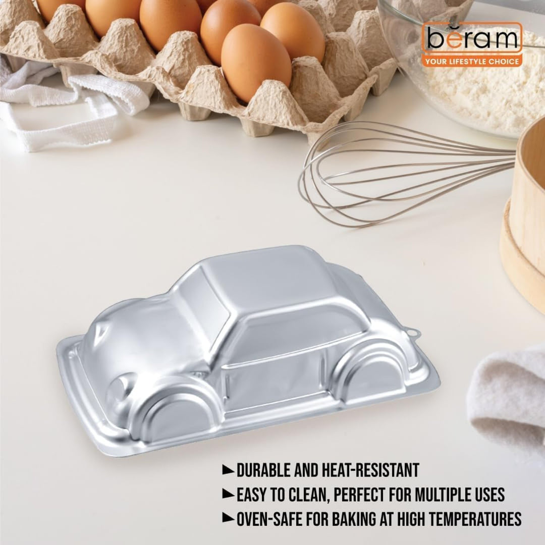 BERAM Non Stick Food Grade Aluminium Alloy Cake Mould Creative Shape Baking Pan for Birthday Party Christmas Kids Home Bakers Baking Lovers Decorating Essentials Baking Tools Kitchen Accessories Oven Safe Durable