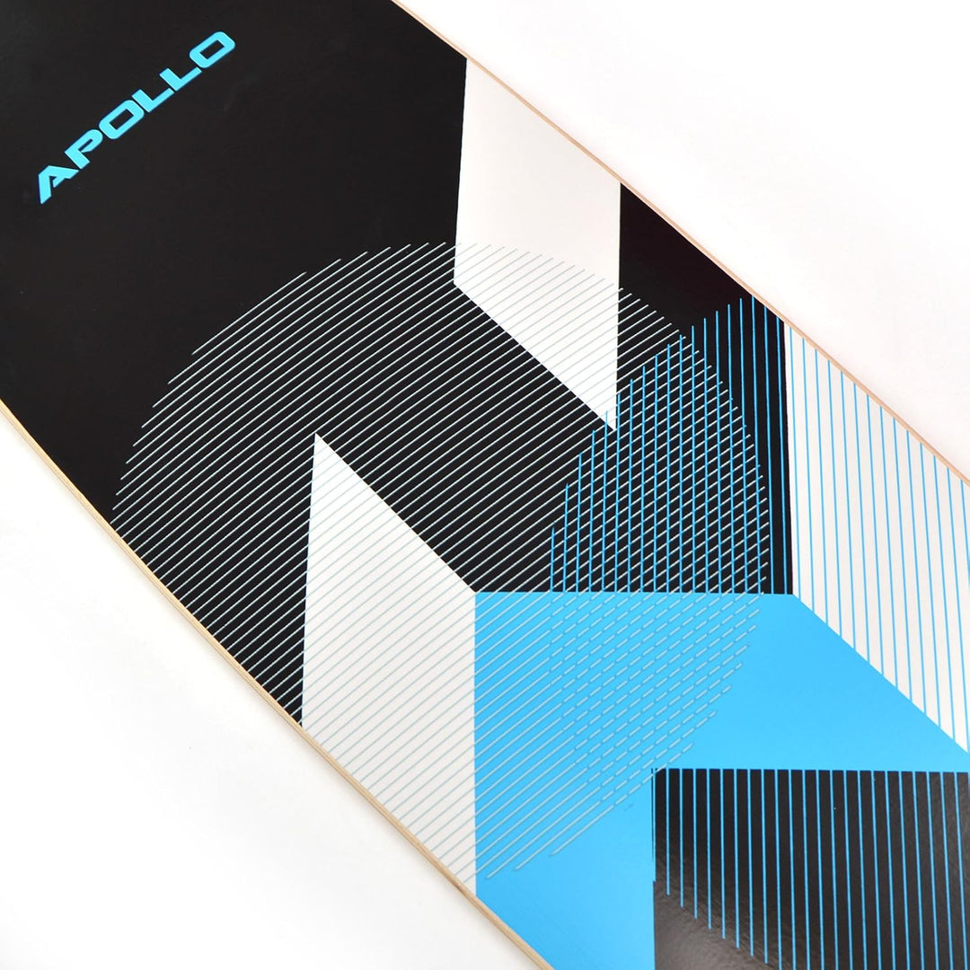 Apollo Drop-Through Longboard Skateboard – 39" Freeride Cruiser with ABEC-9 Bearings, 7-Layer Maple Deck & T-Tool – Ideal for Beginners, Teens & Adults – Smooth Ride & Sharp Turns for Urban Skating and Downhill Carving