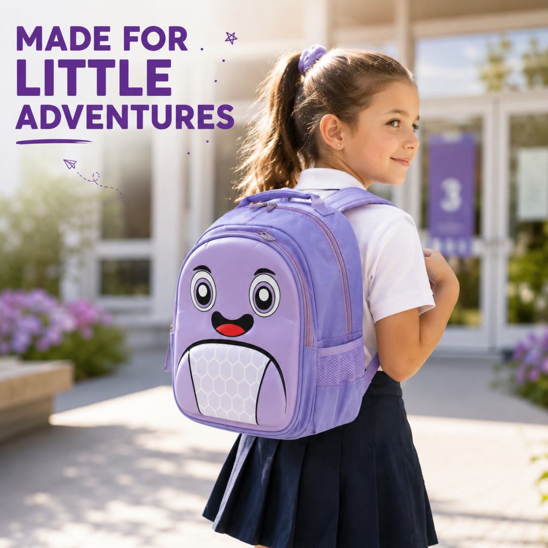 School Backpack Lightweight Large Capacity Multi Pocket Bookbag Adjustable Padded Shoulder Straps Water Resistant Everyday Backpack Study Travel Outdoor Activities Daily Use