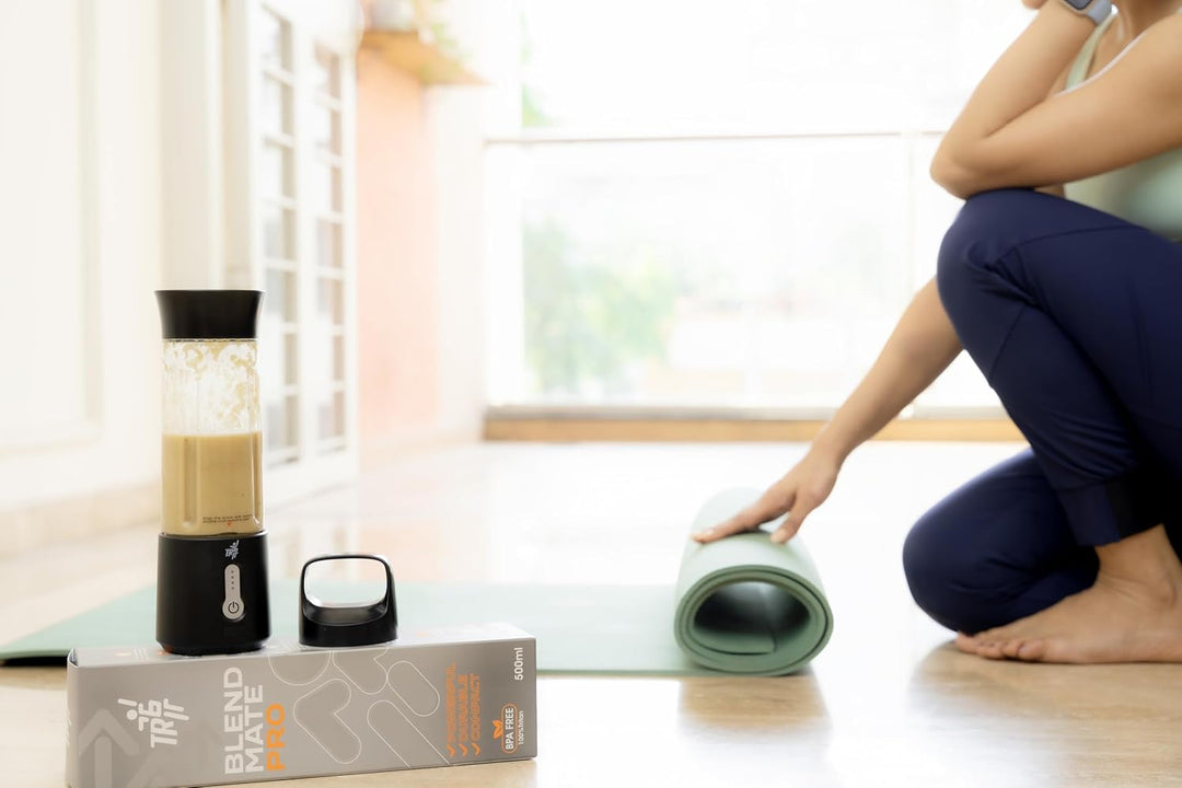 TR6 Blendmate Pro Portable Blender for Smoothies, Protein Shakes & Ice Crushing – 500ML Capacity, Tritan Material, 4000mAh Battery, USB-C Port with Handle Lid