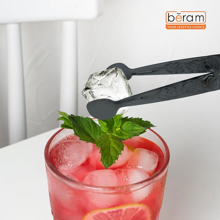 Beram Sugar Tong – Stainless Steel Mini Tongs for Sugar Cubes, Ice, Snacks & Tea Parties – Durable, Rust-Resistant Handle Design