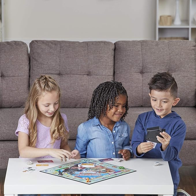 Hasbro Monopoly Electronic Banking Board Game with Cashless Digital Bank Cards and Electronic Banking Unit Fast Gameplay Strategy Property Trading Family Board Game for Kids and Adults Ages 8+