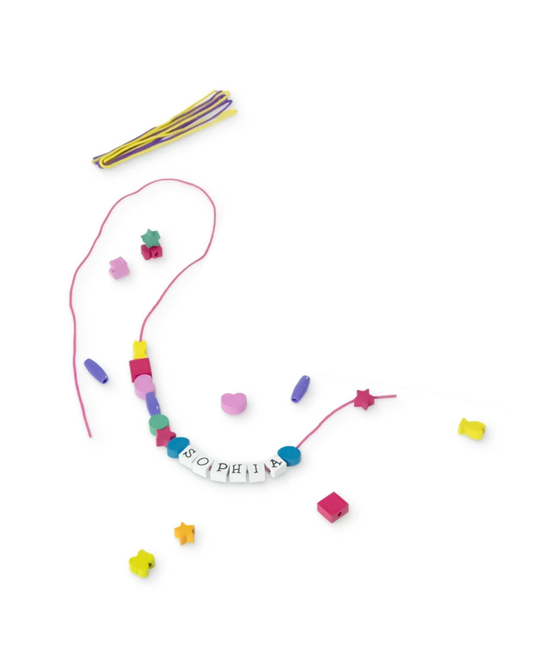 Playtive Alphabet bead kit , creative and educational toy for kids 3+, learning more about letters, colors, and shapes