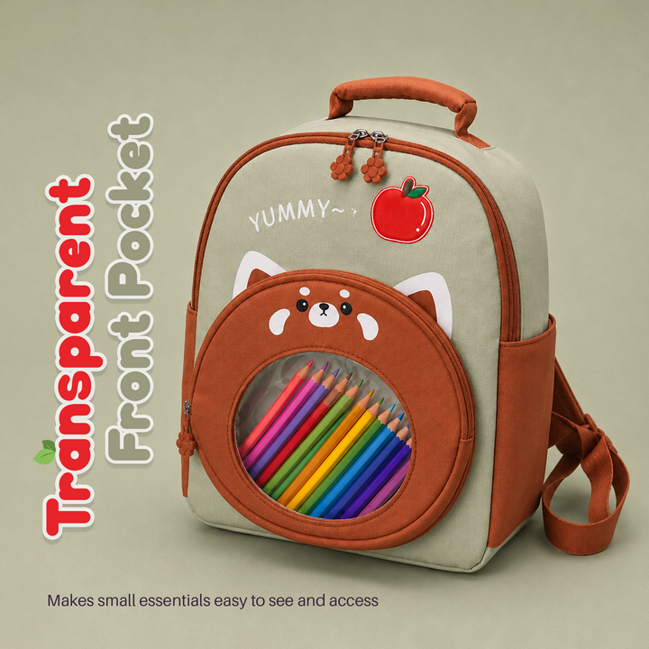 Bear Design School Backpack with Matching Side Bag, Lightweight Student Book Bag Set, Multi Pocket School Bag with Adjustable Shoulder Straps, Spacious School Backpack Daily School Use