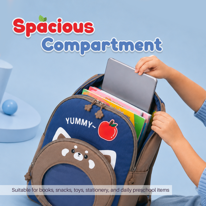 Bear Design School Backpack with Matching Side Bag, Lightweight Student Book Bag Set, Multi Pocket School Bag with Adjustable Shoulder Straps, Spacious School Backpack Daily School Use