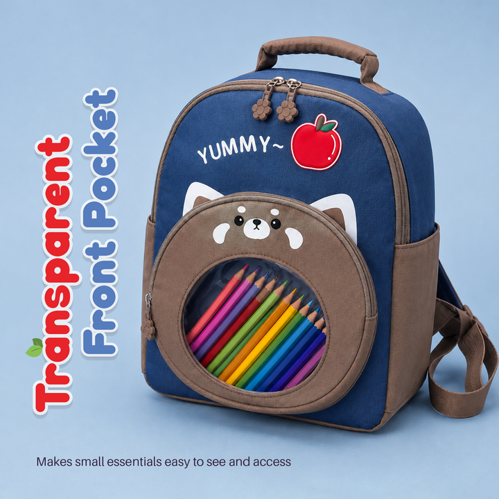 Bear Design School Backpack with Matching Side Bag, Lightweight Student Book Bag Set, Multi Pocket School Bag with Adjustable Shoulder Straps, Spacious School Backpack Daily School Use