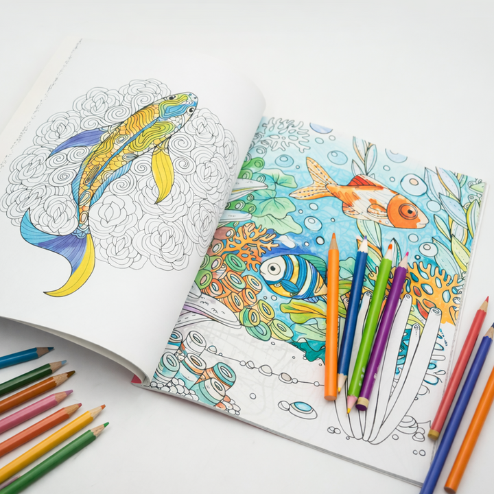 Mindful Doodles Coloring Book for Kids Relaxing Patterns & Creative Designs 80 Intricate Pages for Stress Relief Focus Calm & Mindfulness Coloring