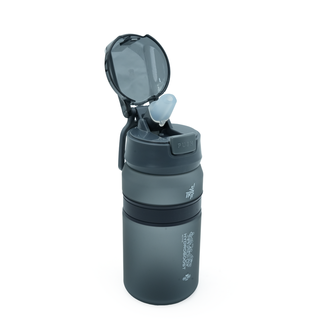 TR6 Hydro Boost Active Water Bottle | Frosted Tritan | BPA-Free | Leak-Proof with Push-Button Lid & Straw | Odor-Resistant, Lightweight, Shatter-Resistant | Eco-Friendly Sports Bottle for Gym, Office & Outdoor Use