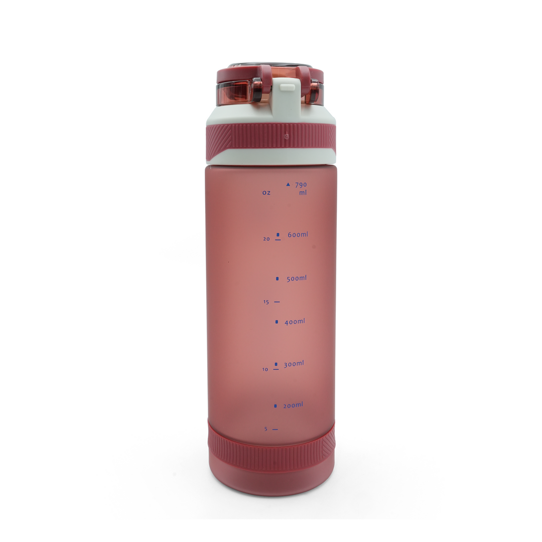 TR6 Hydro Boost Sport Frosted Water Bottle | BPA-Free Tritan | Leak-Proof Flip Top with Safety Lock | Odor-Resistant & Shatter-Proof | Lightweight Eco-Friendly Bottle for Gym, Office, School & Daily Hydration