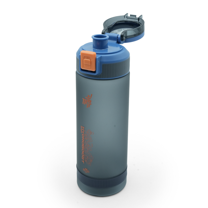 TR6 Hydro Boost Sport Frosted Water Bottle | BPA-Free Tritan | Leak-Proof Flip Top with Safety Lock | Odor-Resistant & Shatter-Proof | Lightweight Eco-Friendly Bottle for Gym, Office, School & Daily Hydration