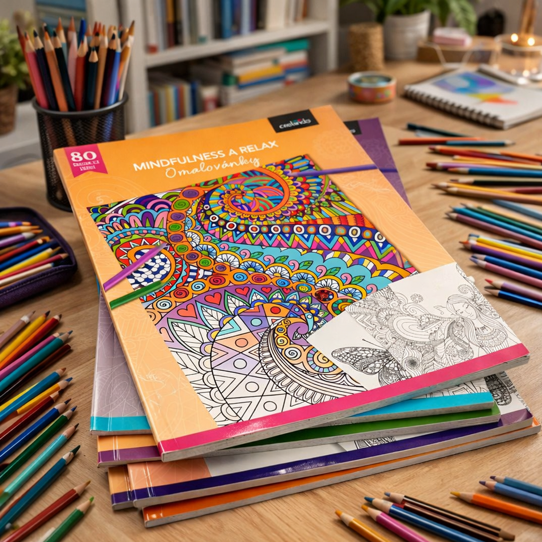 Mindful Doodles Coloring Book for Kids Relaxing Patterns & Creative Designs 80 Intricate Pages for Stress Relief Focus Calm & Mindfulness Coloring