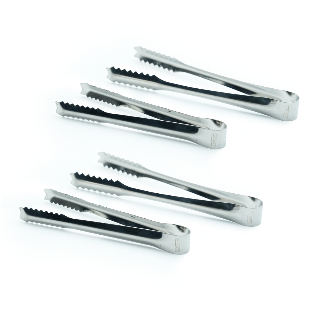 Beram 15+12.5 Sugar Tong Stainless Steel Mini Tongs for Sugar Cubes, Ice, Snacks & Tea Parties – Durable, Rust-Resistant