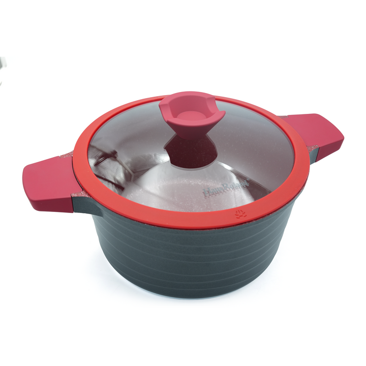 14Pcs Black Granite Nonstick Cookware Set with Lids Die-Cast Aluminum Induction & Oven Safe PFOA/PTFE-Free Kitchen Utensil Durable Scratch-safe Pots & Pans for Cooking (14PCS Set)