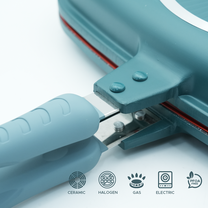 Haus Roland 14Pcs Green Granite Nonstick Cookware Set with Lids Die-Cast Aluminum Induction & Oven Safe PFOA/PTFE-Free Kitchen Utensil Durable Scratch-safe Pots & Pans for Cooking