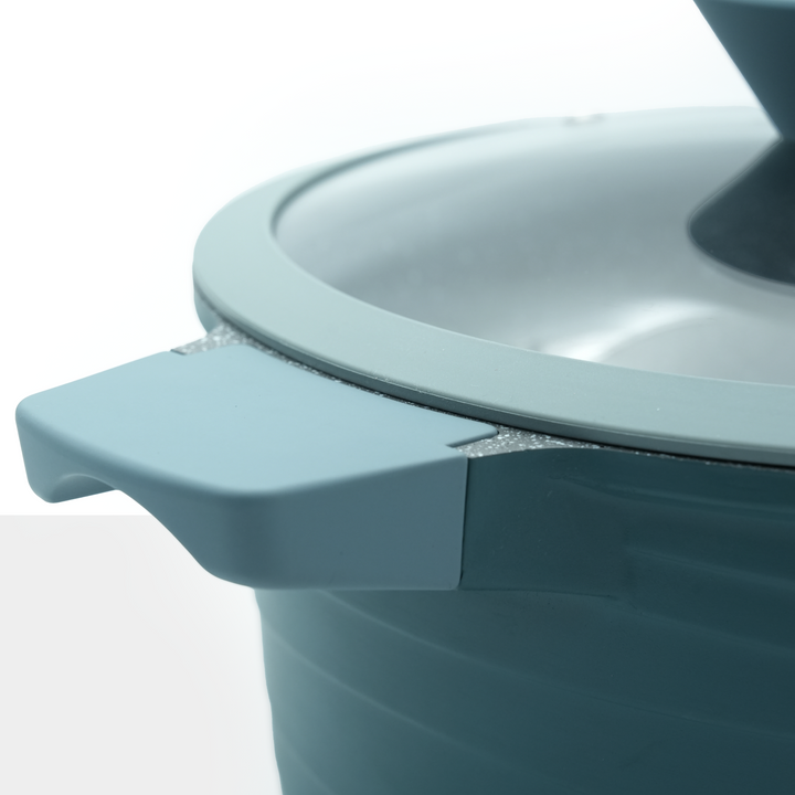 Haus Roland 14Pcs Green Granite Nonstick Cookware Set with Lids Die-Cast Aluminum Induction & Oven Safe PFOA/PTFE-Free Kitchen Utensil Durable Scratch-safe Pots & Pans for Cooking