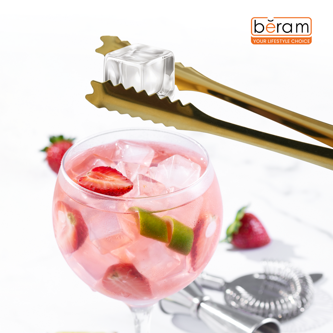 Beram 15+12.5 Sugar Tong Stainless Steel Mini Tongs for Sugar Cubes, Ice, Snacks & Tea Parties – Durable, Rust-Resistant