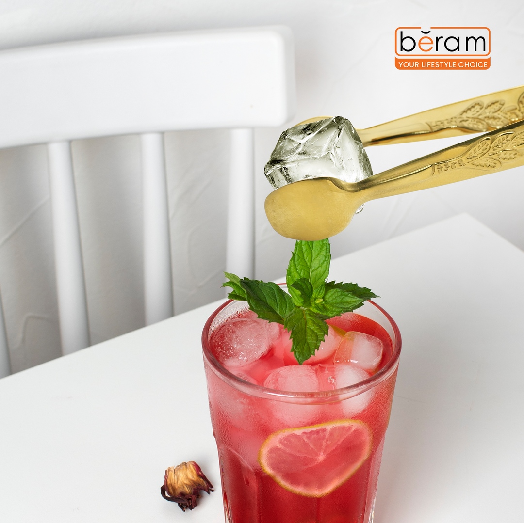Beram Sugar Tong – Stainless Steel Mini Tongs for Sugar Cubes, Ice, Snacks & Tea Parties – Durable, Rust-Resistant Mix Color