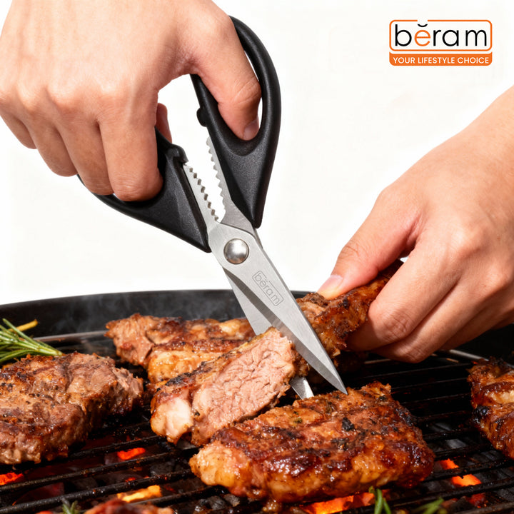 BERAM BBQ Accessory Set for Cooking, Grilling & Food Preparation – Multipurpose Kitchen Tools for Home Use, Outdoor BBQ, Meal Prep, Storage, Serving and Party Hosting