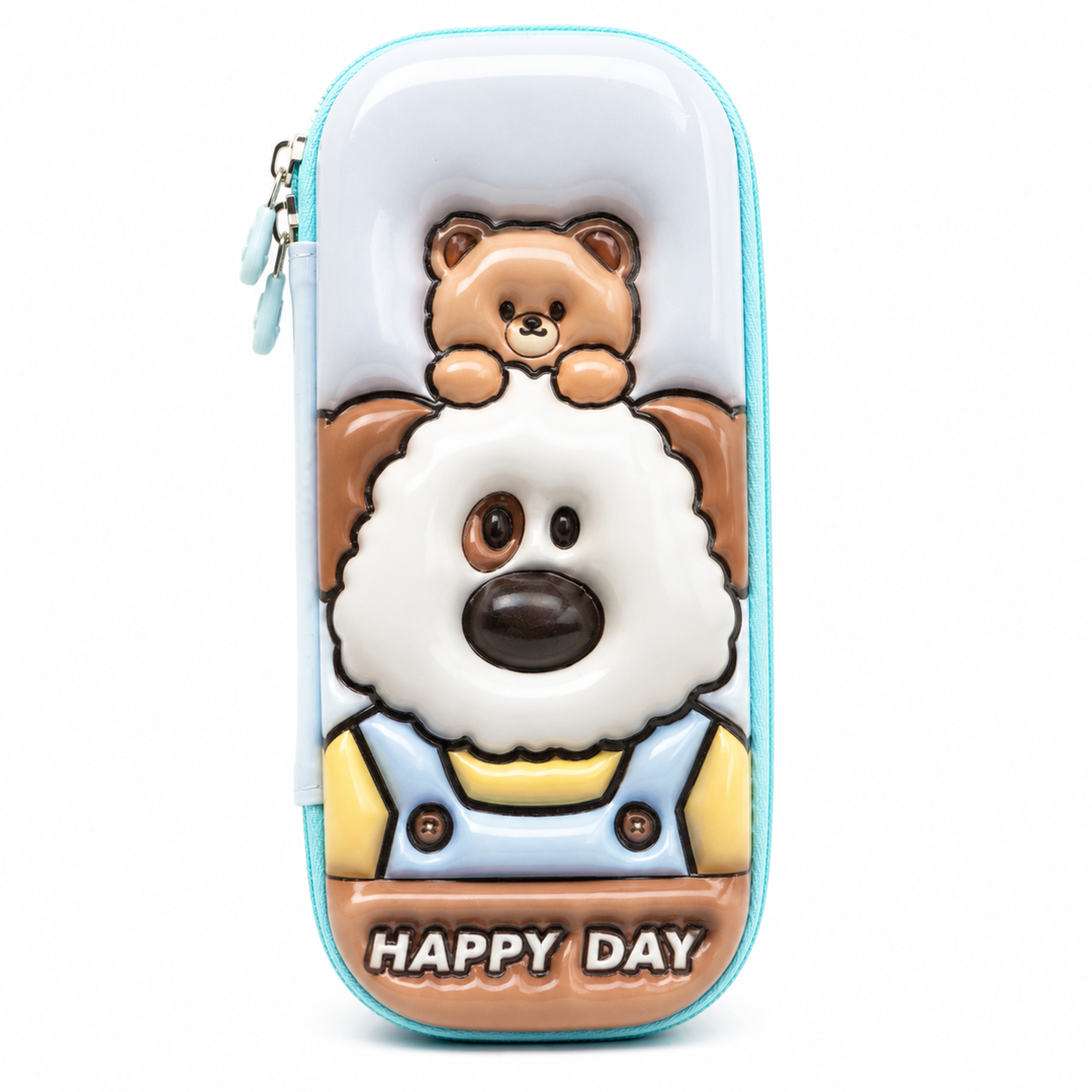 Pencil Case Large Capacity Durable Zipper Pencil Pouch Portable Stationery Organizer Multi-Purpose Pen Holder Bag for School Office Travel