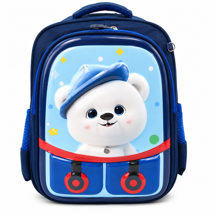 14.5 Inch School Backpack Lightweight Water-Resistant Book bag with Multiple Compartments, Padded Shoulder Straps & Side Bottle Pocket, Durable Daily Travel Bag