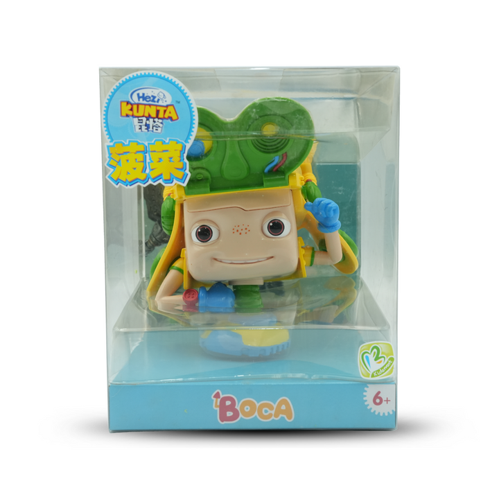 Kidsmart Hezi Kunta BOCA – Interactive Kids’ Figurine Toy for Ages 6+, Colorful Character with Movable Parts, Engages Imagination and Fine Motor Skills, Durable and Safe Play Companion