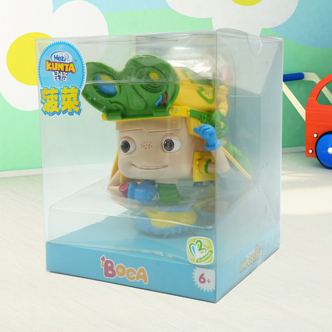Kidsmart Hezi Kunta BOCA – Interactive Kids’ Figurine Toy for Ages 6+, Colorful Character with Movable Parts, Engages Imagination and Fine Motor Skills, Durable and Safe Play Companion