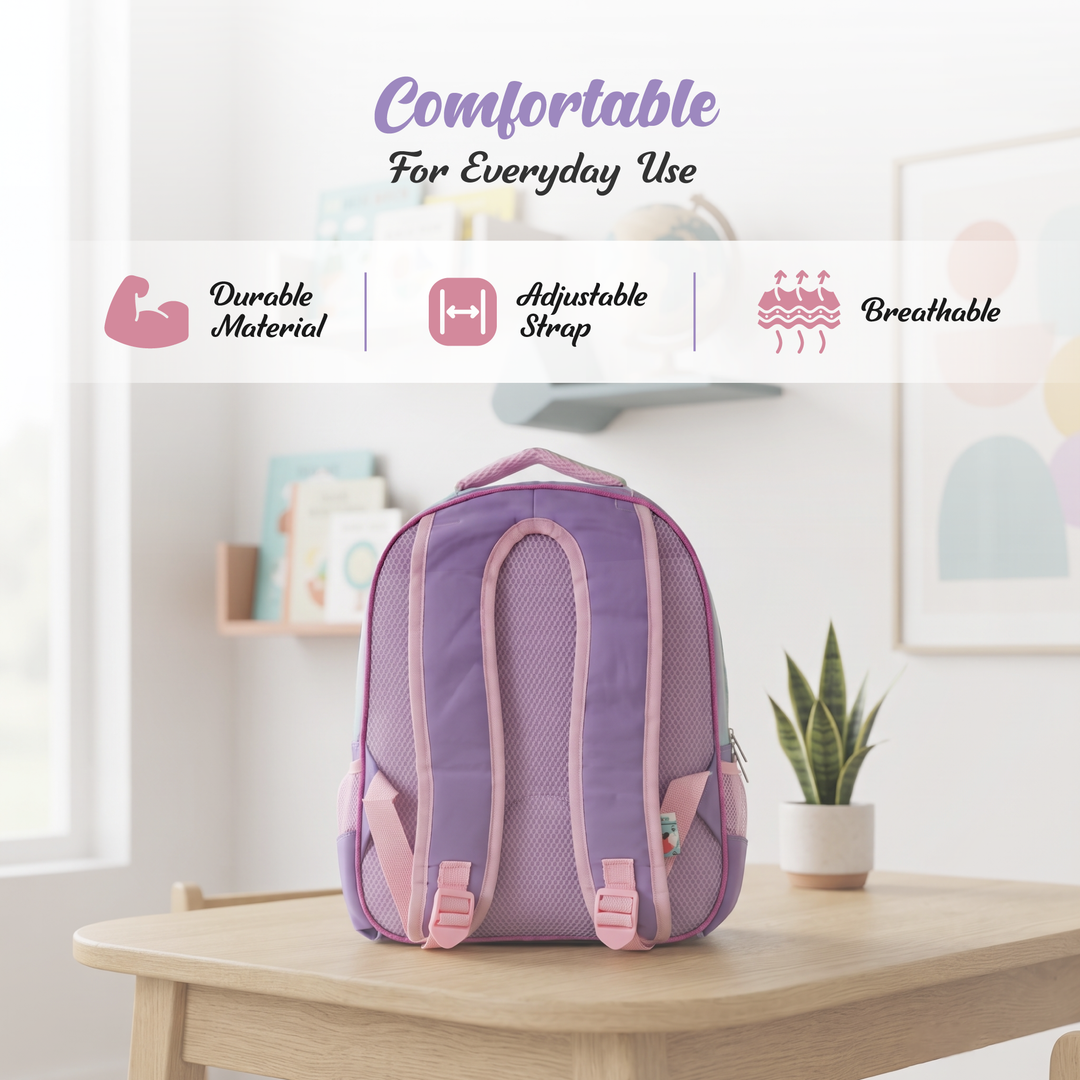 14 Inch School Backpack with Spacious Compartments | Lightweight Durable Water-Resistant Bag | Ergonomic Shoulder Straps, Multi-Pocket Storage for Daily Use, Travel & Office