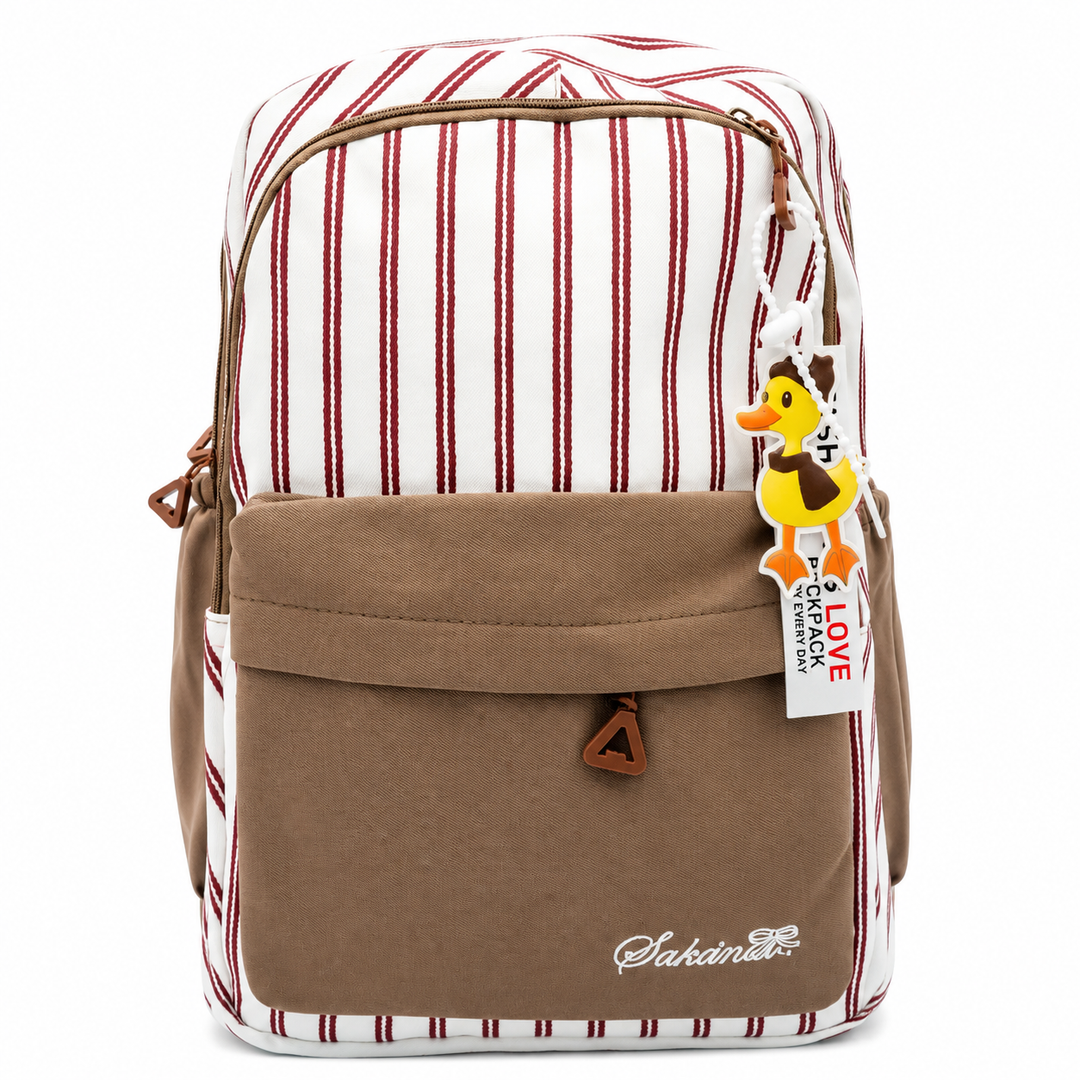 Classic Plaid School Backpack with 4 Compartments, Lightweight Student Book Bag, Large Capacity School Backpack with Front Pocket, Dual Side Bottle Mesh Pockets  Adjustable Shoulder Straps Daily Use