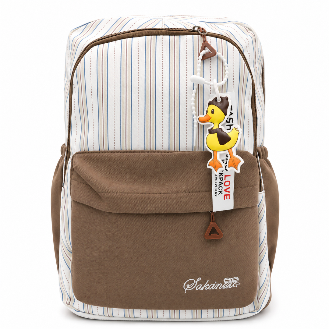 Classic Plaid School Backpack with 4 Compartments, Lightweight Student Book Bag, Large Capacity School Backpack with Front Pocket, Dual Side Bottle Mesh Pockets  Adjustable Shoulder Straps Daily Use