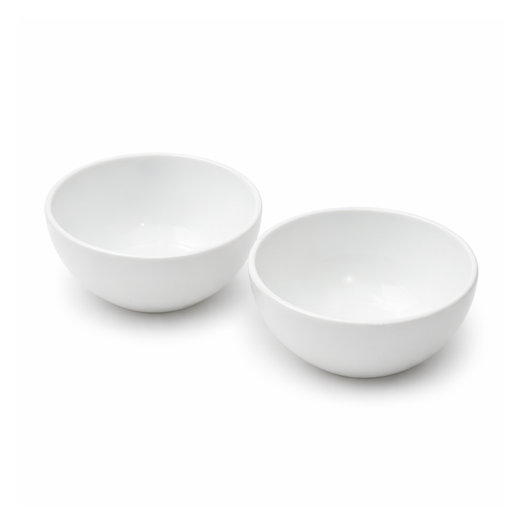 Luminarc White 4 PCS Ceramic Dinner Set  Soup Plate 22cm Dinner Plate 24cm Dessert Plate 19cm Bowl 9.5cm Tableware Set for Home & Restaurant