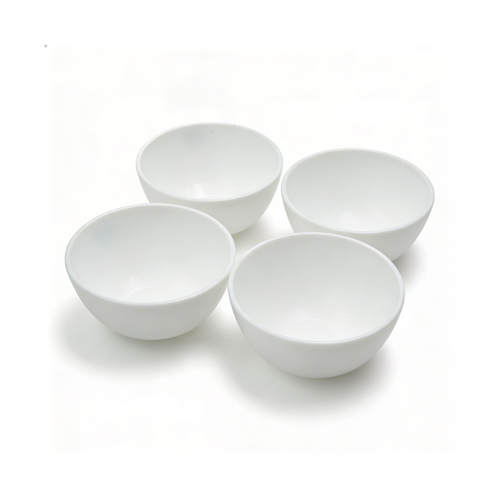 Luminarc White 4 PCS Ceramic Dinner Set  Soup Plate 22cm Dinner Plate 24cm Dessert Plate 19cm Bowl 9.5cm Tableware Set for Home & Restaurant