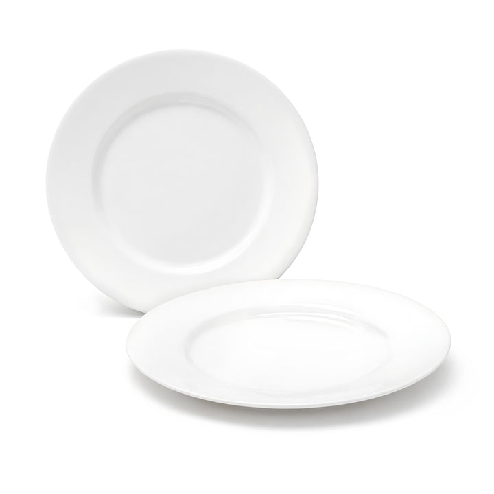 Luminarc White 4 PCS Ceramic Dinner Set  Soup Plate 22cm Dinner Plate 24cm Dessert Plate 19cm Bowl 9.5cm Tableware Set for Home & Restaurant