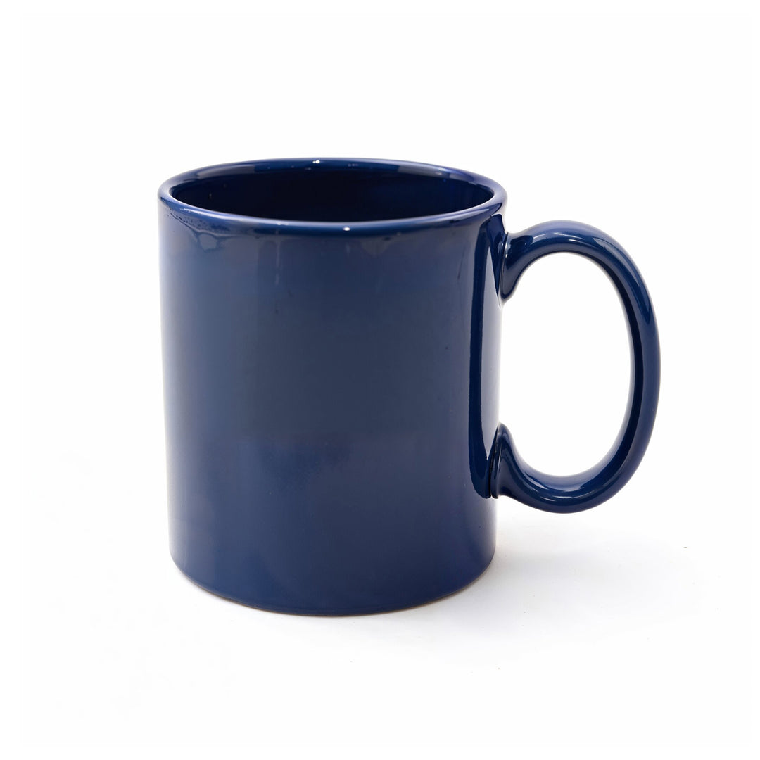 RAK Blue Ceramic Mug 330ml Modern Glossy Finish Durable Ceramic Coffee and Teacup Microwave and Dishwasher Safe for Home and Office Kitchen Use