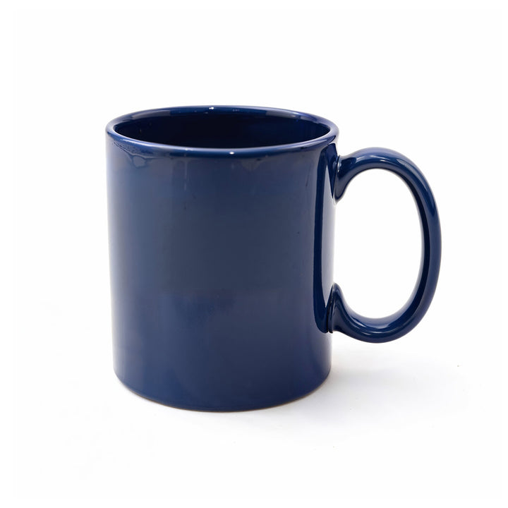 RAK Blue Ceramic Mug 330ml Modern Glossy Finish Durable Ceramic Coffee and Teacup Microwave and Dishwasher Safe for Home and Office Kitchen Use